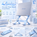 Qazvion™ Portable Foldable Laptop Stand – Blue — main design