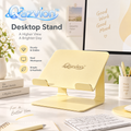Qazvion™ Gold Adjustable Laptop & Tablet Stand — main design